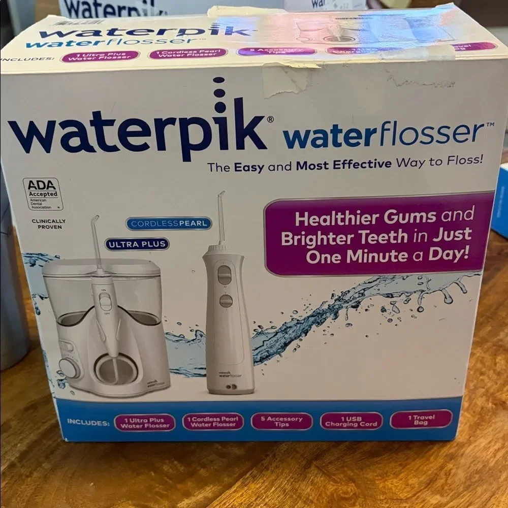 Waterpik Ultra Plus and Cordless Pearl Water Flosser Combo Pack